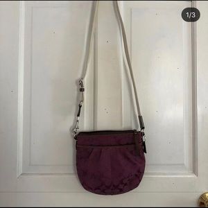 Purple Coach Purse
